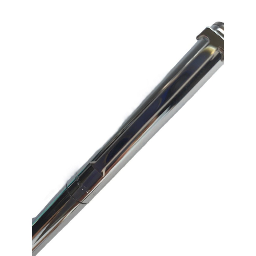 Tiffany & Co Silver Retractable Ballpoint Pen Ribbed T-Clip with Pouch and Box - Picture 6 of 6